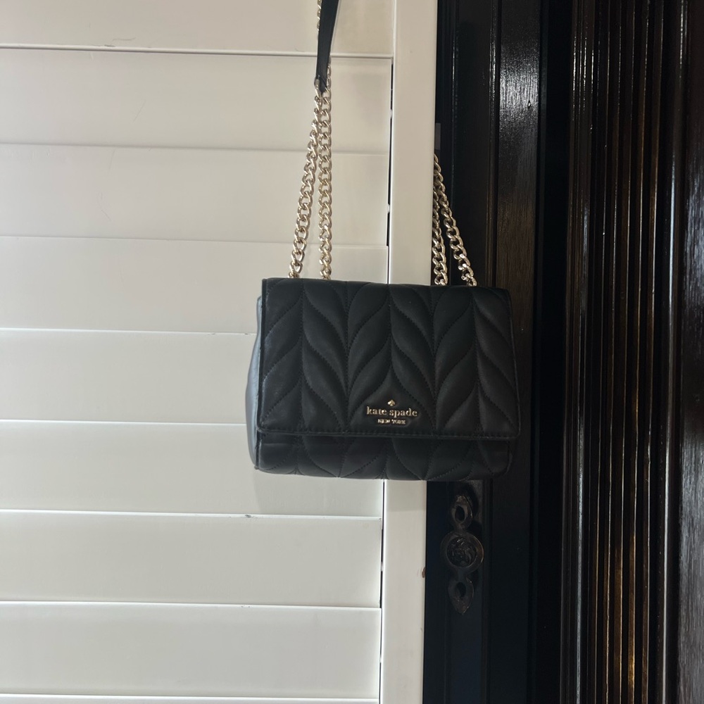 Kate Spade Black Quilted Shoulder Bag and Crossbody